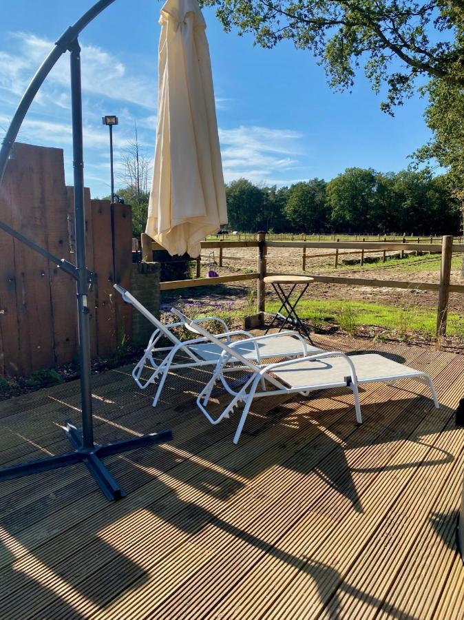 Luxe Finse Kota Met Jacuzzi En Saunabarrel De Zandhoef Eersel Exterior photo